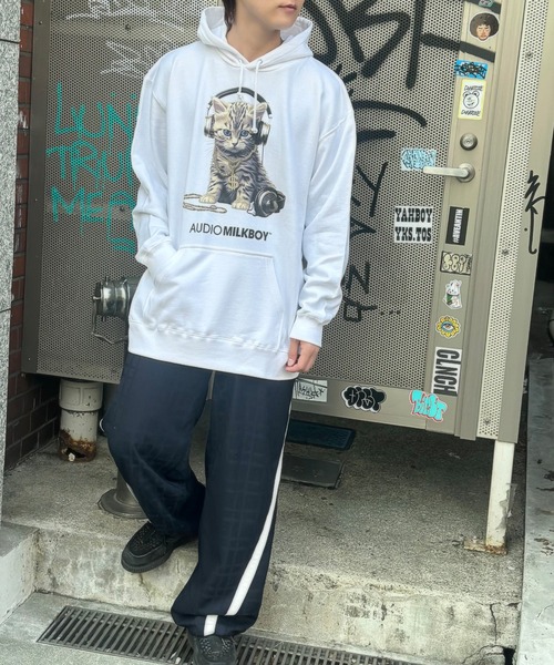 MILKBOY（ミルクボーイ）の「AUDIO CAT パーカー（パーカー・レディース・A・FREE）」の7枚目の写真