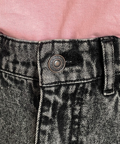 WEGO（ウィゴー）の「WEGO/デニムフリルミニスカート（デニムスカート・レディース・ブラック系その他/ライトインディゴブルー・FREE）」の5枚目の写真