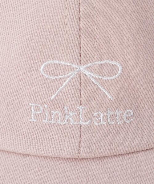 PINK-latte（ピンクラテ）の「リボンキャップ（キャップ・キッズ・ブラック/ホワイト/ライトブルー/ベビーピンク・00）」の11枚目の写真