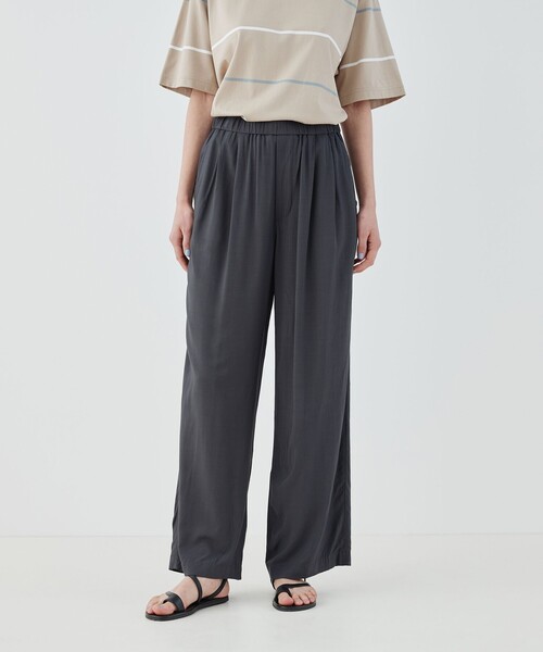 ★リヨンページ★ ウォッシャブルレーヨン イージーパンツ（その他パンツ）｜GALERIE VIE