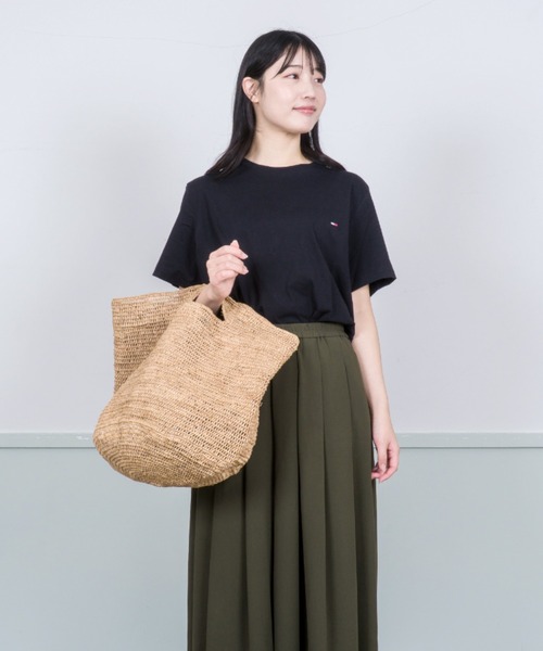 MADE IN MADA /メイドインマダ】大きめ かごバッグ ラフィア