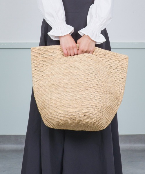 MADE IN MADA ラフィアトートバック Made in Mada｜ラフィアバッグ ALICE MM｜かごバッグ トート