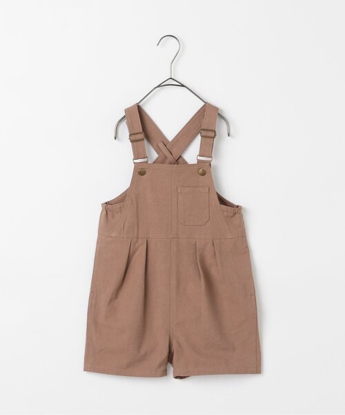 p.premier(ピードットプルミエ)の「バックデザインハーフオーバーオール(サロペット/オーバーオール・キッズ・アイボリー/サックスブルー/ブラウン・80/90/100/110/120/130/140)」の20枚目の写真