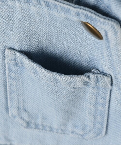 p.premier(ピードットプルミエ)の「バックデザインハーフオーバーオール(サロペット/オーバーオール・キッズ・アイボリー/サックスブルー/ブラウン・80/90/100/110/120/130/140)」の22枚目の写真