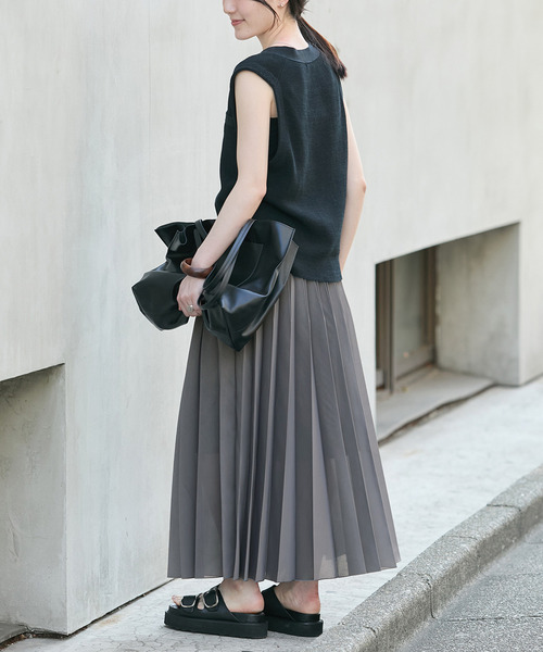 Crisp cotton mannish ベスト