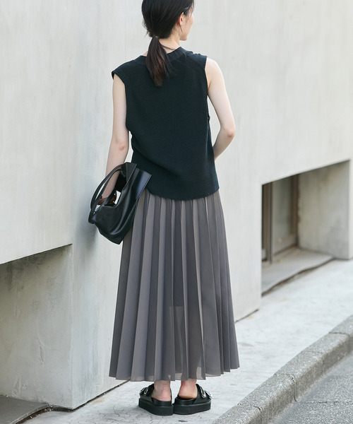 Crisp cotton mannish ベスト