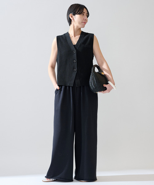 Crisp cotton mannish ベスト