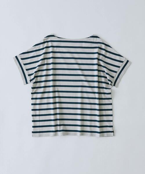 conges payes ADIEU TRISTESSE（コンジェ ペイエ アデュートリステス）の「◆ショートスリーブバスクシャツ（Tシャツ/カットソー・レディース・グレー系その他/ベージュ系その他/ブルー系その他・FREE）」の3枚目の写真