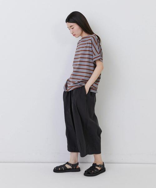 conges payes ADIEU TRISTESSE（コンジェ ペイエ アデュートリステス）の「◆ショートスリーブバスクシャツ（Tシャツ/カットソー・レディース・グレー系その他/ベージュ系その他/ブルー系その他・FREE）」の13枚目の写真