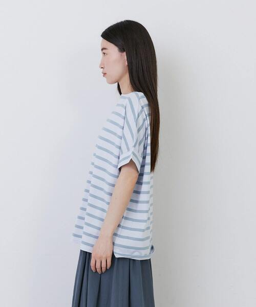 conges payes ADIEU TRISTESSE（コンジェ ペイエ アデュートリステス）の「◆ショートスリーブバスクシャツ（Tシャツ/カットソー・レディース・グレー系その他/ベージュ系その他/ブルー系その他・FREE）」の20枚目の写真