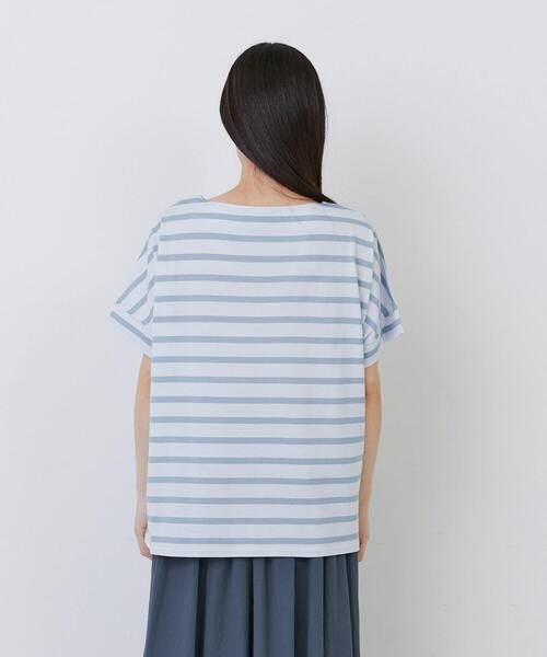 conges payes ADIEU TRISTESSE（コンジェ ペイエ アデュートリステス）の「◆ショートスリーブバスクシャツ（Tシャツ/カットソー・レディース・グレー系その他/ベージュ系その他/ブルー系その他・FREE）」の21枚目の写真