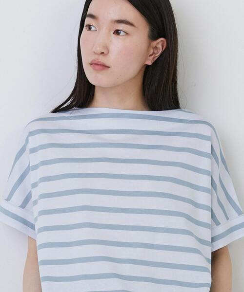 conges payes ADIEU TRISTESSE（コンジェ ペイエ アデュートリステス）の「◆ショートスリーブバスクシャツ（Tシャツ/カットソー・レディース・グレー系その他/ベージュ系その他/ブルー系その他・FREE）」の22枚目の写真
