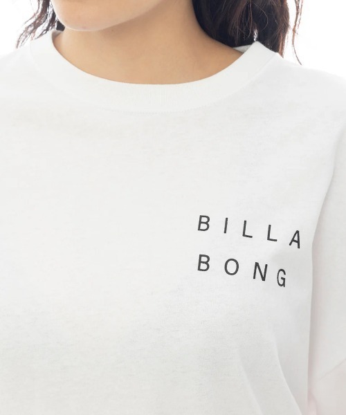 BILLABONG(ビラボン)の「【BILLABONG WOMENS/ビラボンウィメンズ】25SS LINE CLEAN LOGO LOOSE TEE/バックプリント半袖ロゴTシャツ(Tシャツ/カットソー・レディース・イエロー/ホワイト/ブラック/ブルー系その他・LARGE/MEDIUM)」の6枚目の写真