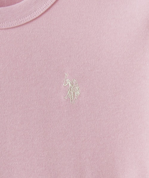 U.S. POLO ASSN.(ユーエスポロアッスン)の「U.S. POLO ASSN./ユーエスポロアッスン スムース1ポイント刺繍Tシャツ メンズ 秋物 秋服 2026年秋冬(Tシャツ/カットソー・メンズ・ホワイト系その他/ブラック系その他/ネイビー/ホワイト/サックスブルー/ピンク・M/S/L)」の13枚目の写真