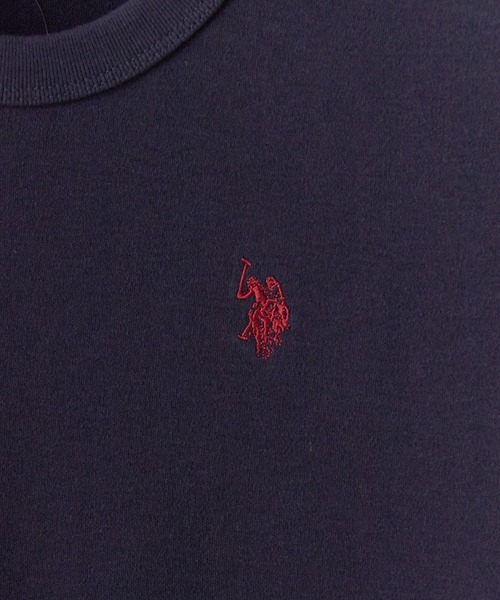 U.S. POLO ASSN.(ユーエスポロアッスン)の「U.S. POLO ASSN./ユーエスポロアッスン スムース1ポイント刺繍Tシャツ メンズ 秋物 秋服 2026年秋冬(Tシャツ/カットソー・メンズ・ホワイト系その他/ブラック系その他/ネイビー/ホワイト/サックスブルー/ピンク・M/S/L)」の11枚目の写真