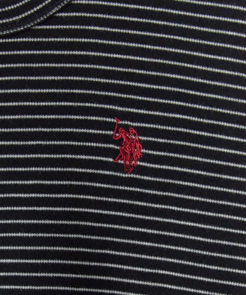 U.S. POLO ASSN.(ユーエスポロアッスン)の「U.S. POLO ASSN./ユーエスポロアッスン スムース1ポイント刺繍Tシャツ メンズ 秋物 秋服 2026年秋冬(Tシャツ/カットソー・メンズ・ホワイト系その他/ブラック系その他/ネイビー/ホワイト/サックスブルー/ピンク・M/S/L)」の10枚目の写真