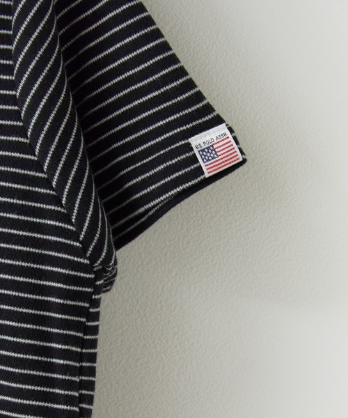 U.S. POLO ASSN.(ユーエスポロアッスン)の「U.S. POLO ASSN./ユーエスポロアッスン スムース1ポイント刺繍Tシャツ メンズ 秋物 秋服 2026年秋冬(Tシャツ/カットソー・メンズ・ホワイト系その他/ブラック系その他/ネイビー/ホワイト/サックスブルー/ピンク・M/S/L)」の15枚目の写真