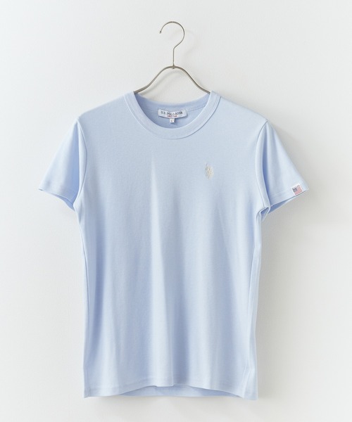 U.S. POLO ASSN.(ユーエスポロアッスン)の「U.S. POLO ASSN./ユーエスポロアッスン スムース1ポイント刺繍Tシャツ メンズ 秋物 秋服 2026年秋冬(Tシャツ/カットソー・メンズ・ホワイト系その他/ブラック系その他/ネイビー/ホワイト/サックスブルー/ピンク・M/S/L)」の19枚目の写真