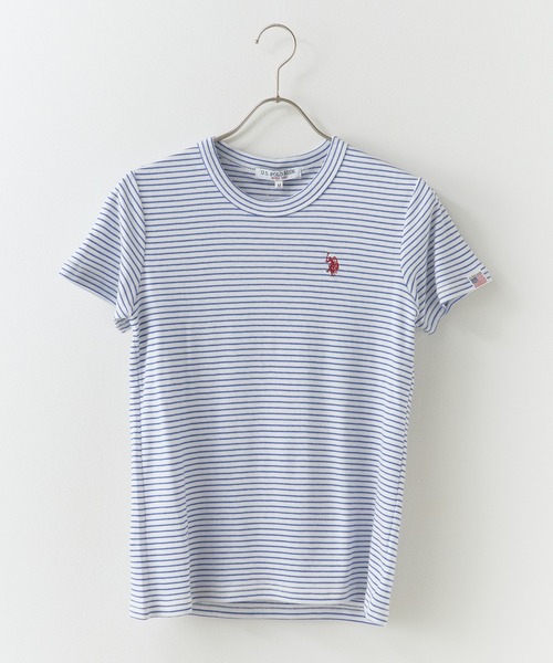 U.S. POLO ASSN.(ユーエスポロアッスン)の「U.S. POLO ASSN./ユーエスポロアッスン スムース1ポイント刺繍Tシャツ メンズ 秋物 秋服 2026年秋冬(Tシャツ/カットソー・メンズ・ホワイト系その他/ブラック系その他/ネイビー/ホワイト/サックスブルー/ピンク・M/S/L)」の20枚目の写真
