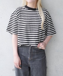 【DF001】【D-FACTORY】5.3オンス プレミアム コンフォート ボーダー Tシャツ