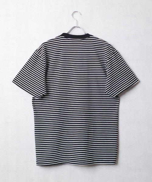 INNOCENT（イノセント）の「【DF001】【D-FACTORY】5.3オンス プレミアム コンフォート ボーダー Tシャツ（Tシャツ/カットソー・メンズ・ブラック×ホワイト/ホワイト系その他/ホワイト×ブラック・MEDIUM/LARGE/X-LARGE/SMALL）」の17枚目の写真
