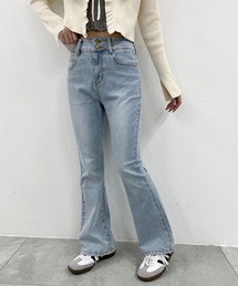 PHILLY（フィリー）の「【美脚シルエット★】ストレッチフレアパンツ（その他パンツ）」