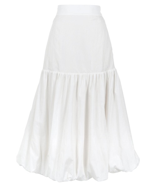 KOBE LETTUCE(コウベレタス)の「切替えバルーンスカート(スカート・レディース・グレー/ブラック/オフホワイト・M)」の6枚目の写真