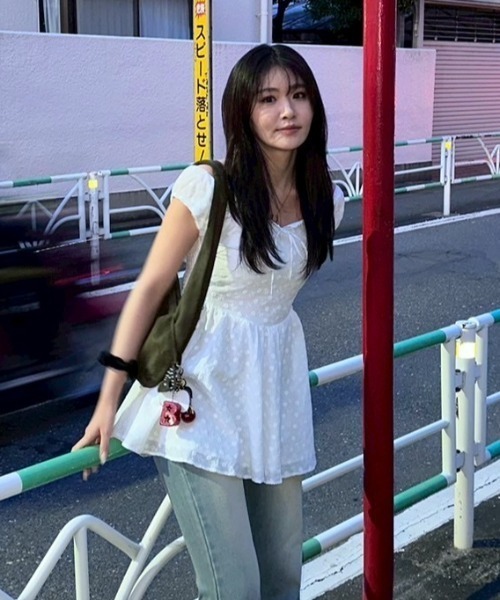 ACLENT（アクレント）の「コットンレースミニワンピース（ワンピース・レディース・イエロー/ホワイト/ブラック・MEDIUM/SMALL）」の13枚目の写真