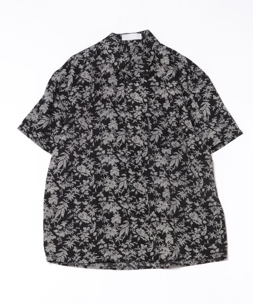 a.p.o.v.(エーピーオービー)の「a.p.o.v. フラワーシルエット総柄オーバーサイズシャツ(シャツ/ブラウス・メンズ・ブラック/ホワイト・ONESIZE)」の7枚目の写真