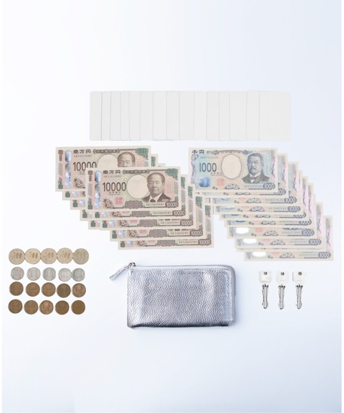 Hallelujah（ハレルヤ）の「長財布 小さい TIDY2.0 Lumina メタリックレザー（財布・レディース・シルバー/ゴールド/ピンクゴールド・FREE）」の9枚目の写真