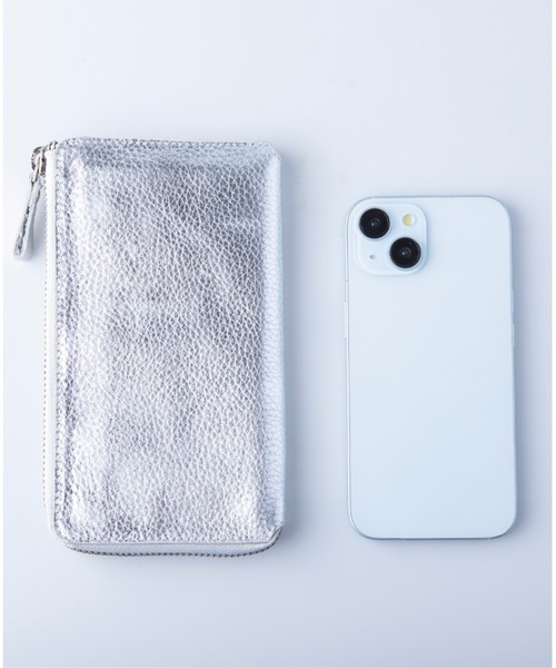 Hallelujah（ハレルヤ）の「長財布 小さい TIDY2.0 Lumina メタリックレザー（財布・レディース・シルバー/ゴールド/ピンクゴールド・FREE）」の11枚目の写真