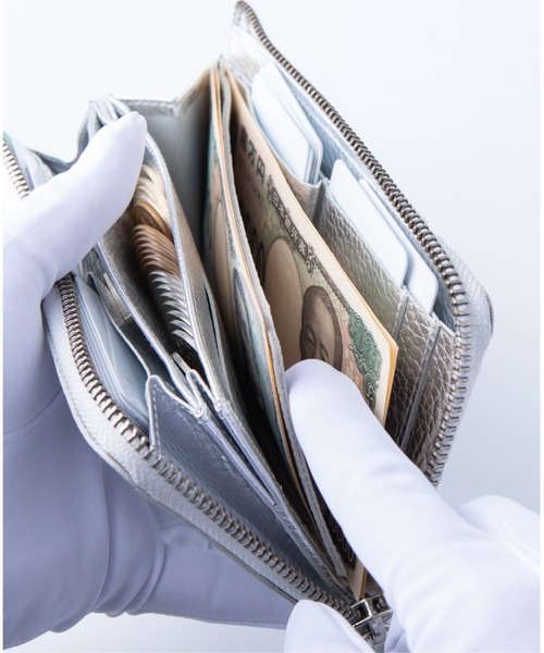 Hallelujah（ハレルヤ）の「長財布 小さい TIDY2.0 Lumina メタリックレザー（財布・レディース・シルバー/ゴールド/ピンクゴールド・FREE）」の13枚目の写真