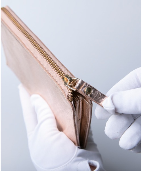 Hallelujah（ハレルヤ）の「長財布 小さい TIDY2.0 Lumina メタリックレザー（財布・レディース・シルバー/ゴールド/ピンクゴールド・FREE）」の16枚目の写真