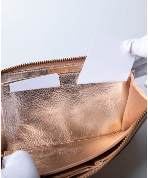 Hallelujah（ハレルヤ）の「長財布 小さい TIDY2.0 Lumina メタリックレザー（財布・レディース・シルバー/ゴールド/ピンクゴールド・FREE）」の17枚目の写真