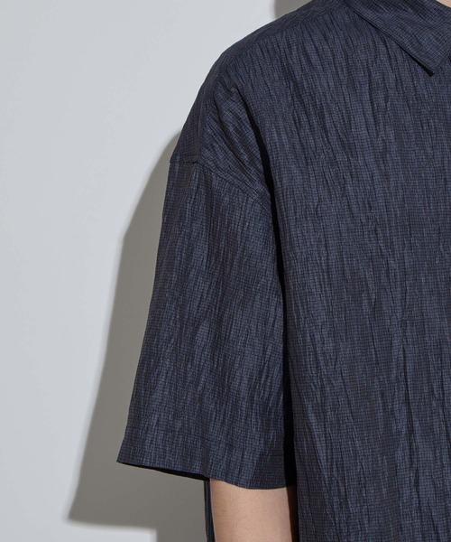 SLICK(スリック)の「【SLICK/スリック】Linen Washer Check Regular Collar Shirt/ リネンワッシャーチェックレギュラーカラーシャツ(シャツ/ブラウス・メンズ・ネイビー/ライトグレー・1/2/3)」の21枚目の写真