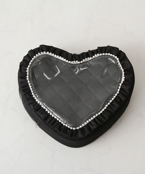 DearMyLove(ディアマイラブ)の「ハートパールキルティング痛バッグ(ショルダーバッグ・レディース・ブルー/ホワイト/ピンク/ブラック/パープル・FREE)」の9枚目の写真