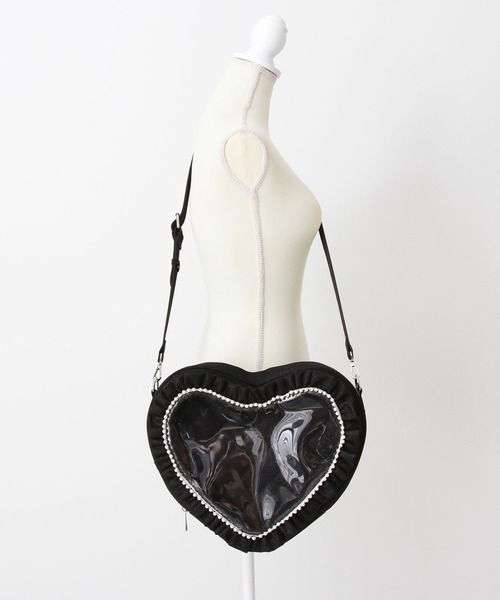 DearMyLove(ディアマイラブ)の「ハートパールキルティング痛バッグ(ショルダーバッグ・レディース・ブルー/ホワイト/ピンク/ブラック/パープル・FREE)」の13枚目の写真