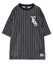 FUBU-Mesh Stripe T-shirts