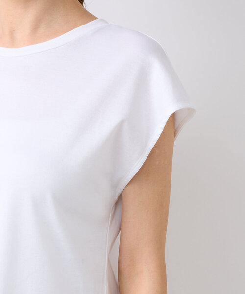 La boutique BonBon（ラブティックボンボン）の「【スタイルUP】アシメペプラムカットソー（Tシャツ/カットソー・レディース・ピンク/ネイビー/ホワイト・FREE）」の8枚目の写真