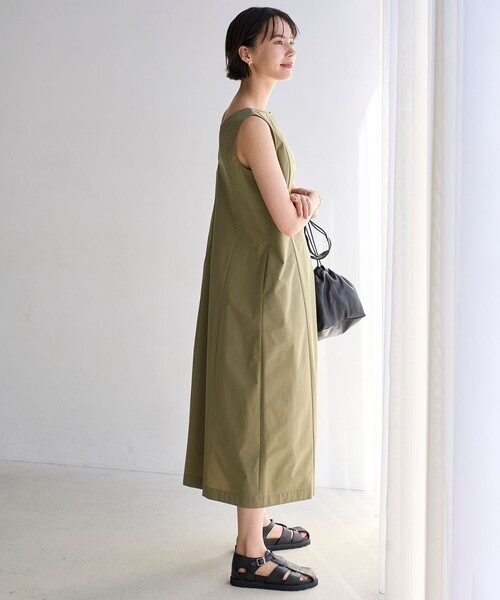 UNFILO(アンフィーロ)の「【GOCOCi/ワコール】FINE MOVE コクーンワンピース(ワンピース・レディース・カーキ系/ブラック系・SMALL/MEDIUM/LARGE)」の4枚目の写真