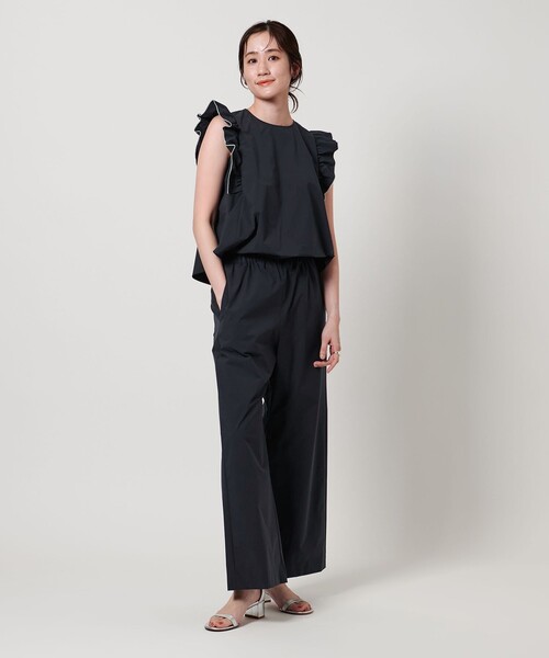 UNITED ARROWS（ユナイテッドアローズ）の「イージー オールインワン ‐撥水・UVカット・防シワ‐（つなぎ/オールインワン・レディース・ブラック/ネイビー・FREE）」の3枚目の写真