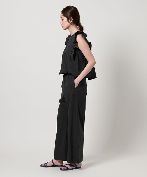 UNITED ARROWS（ユナイテッドアローズ）の「イージー オールインワン ‐撥水・UVカット・防シワ‐（つなぎ/オールインワン・レディース・ブラック/ネイビー・FREE）」の6枚目の写真