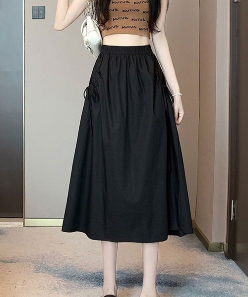 SallyLunn(サリーラン)の「フレアボリュームスカート(スカート・レディース・ホワイト/ベージュ/カーキ/ブラック・LARGE/MEDIUM)」の3枚目の写真