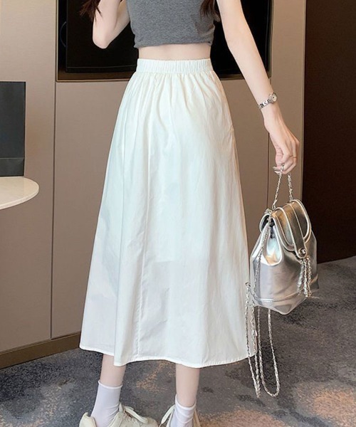 SallyLunn(サリーラン)の「フレアボリュームスカート(スカート・レディース・ホワイト/ベージュ/カーキ/ブラック・LARGE/MEDIUM)」の5枚目の写真