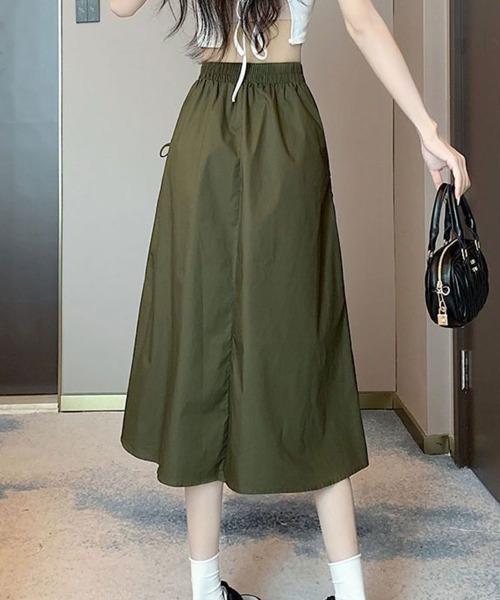 SallyLunn(サリーラン)の「フレアボリュームスカート(スカート・レディース・ホワイト/ベージュ/カーキ/ブラック・LARGE/MEDIUM)」の12枚目の写真