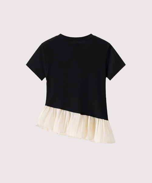 Champagne Trim Tee（Tシャツ/カットソー）｜LA POMME petit