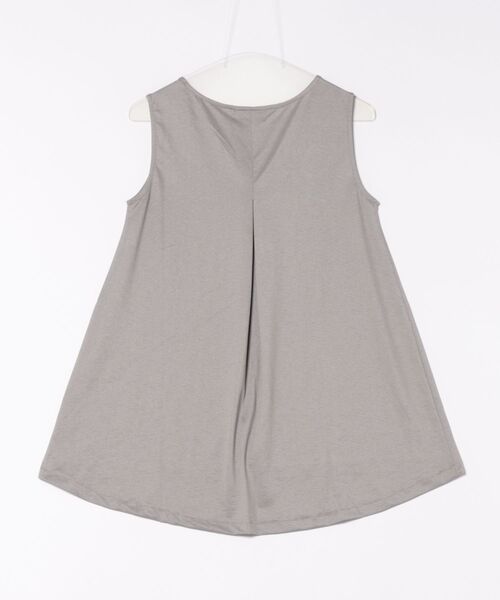 AZUL by moussy(アズールバイマウジー)の「C/Tシャーベットノースリーブトップス(Tシャツ/カットソー・レディース・ブラック/グレー/ホワイト系その他・FREE)」の9枚目の写真