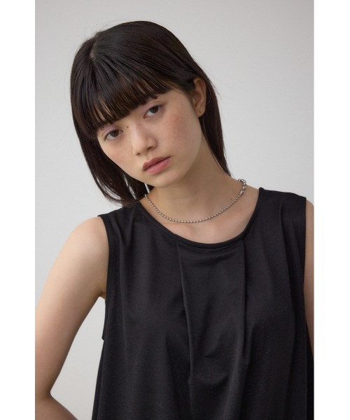 AZUL by moussy(アズールバイマウジー)の「C/Tシャーベットノースリーブトップス(Tシャツ/カットソー・レディース・ブラック/グレー/ホワイト系その他・FREE)」の19枚目の写真