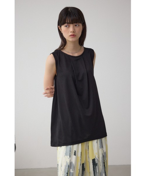 AZUL by moussy(アズールバイマウジー)の「C/Tシャーベットノースリーブトップス(Tシャツ/カットソー・レディース・ブラック/グレー/ホワイト系その他・FREE)」の20枚目の写真