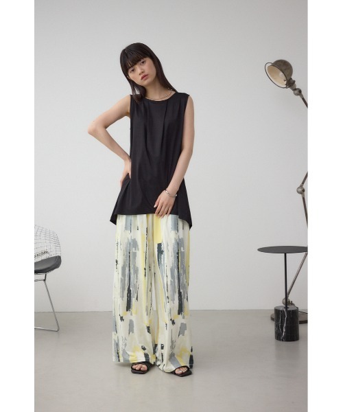 AZUL by moussy(アズールバイマウジー)の「C/Tシャーベットノースリーブトップス(Tシャツ/カットソー・レディース・ブラック/グレー/ホワイト系その他・FREE)」の21枚目の写真